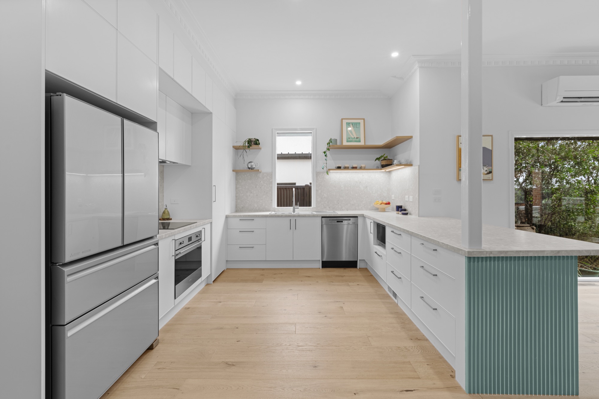 A finished KUB kitchen showing the same Australian-made cabinetry available across all three pathways